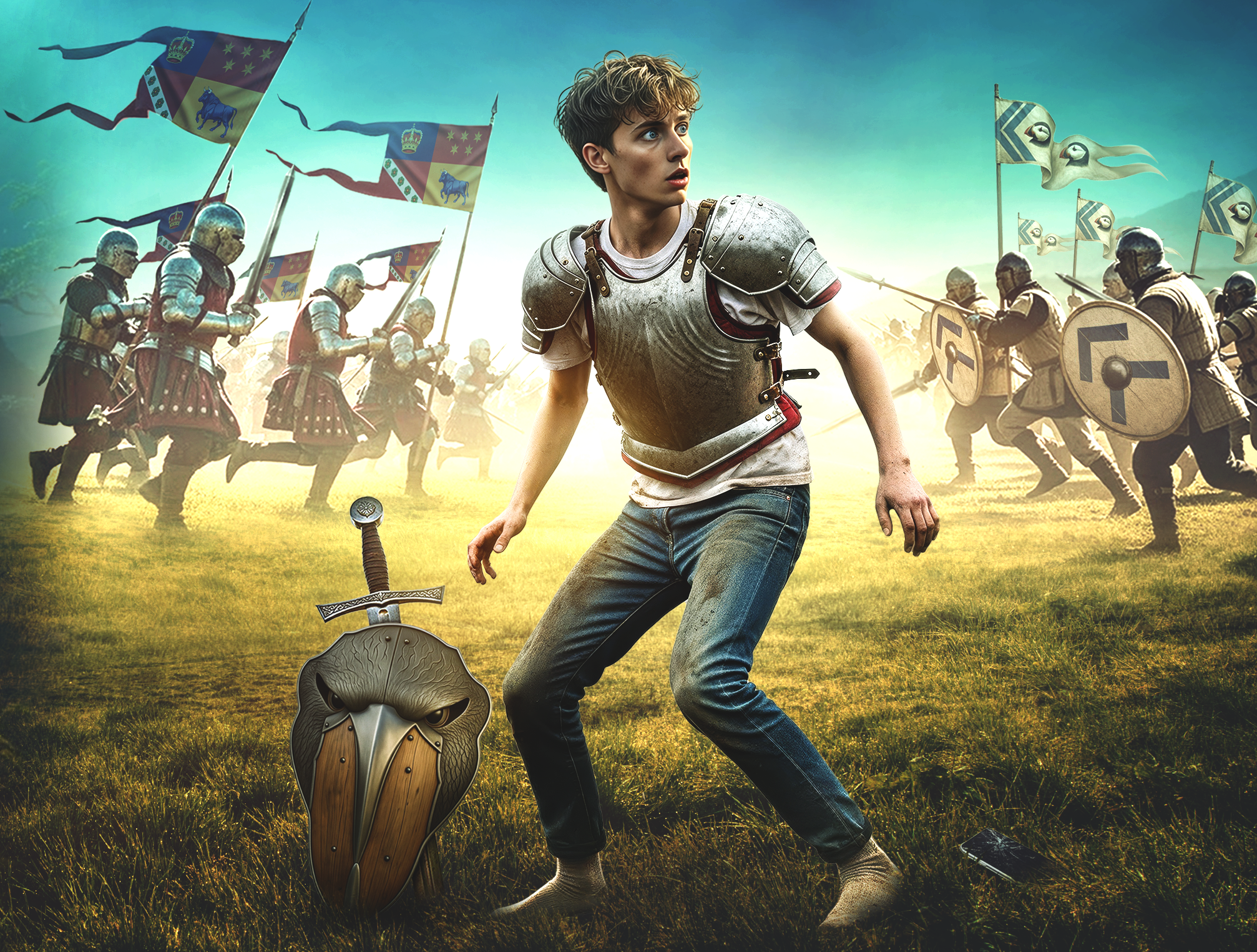 Preston on the Oswellan Battlefield in The Respian Man